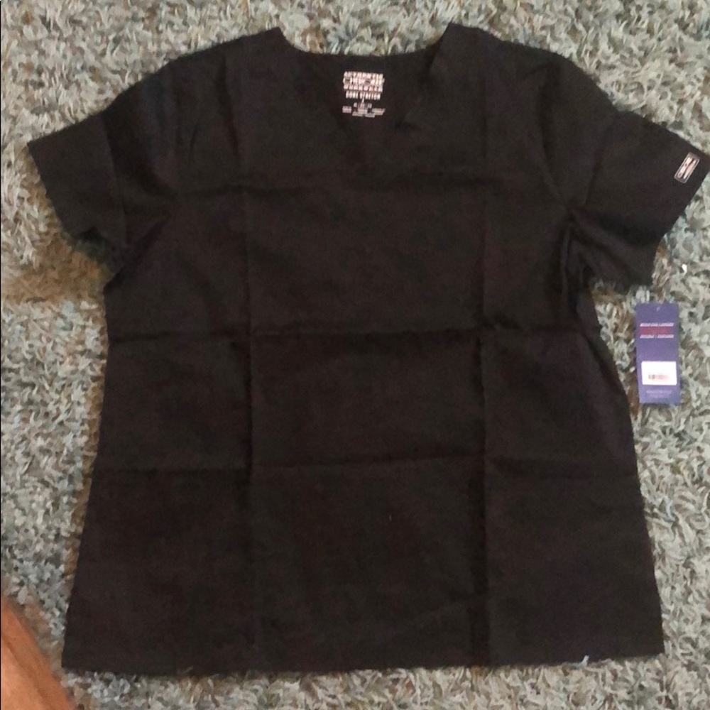 💙sold💙 NWT Cherokee core stretch black scrub top
